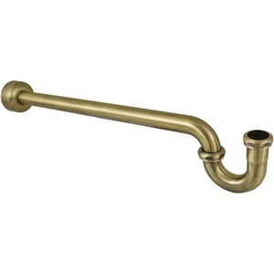 image:imageKingston Brass CC9186 114 PTrap with Box Flange 18 Length 18 Gauge Polished NickelAntique Brass