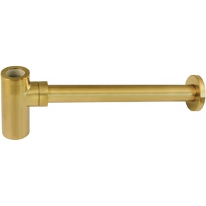 image:imageKingston Brass DD8107 Trimscape 114 OD Brass Round Siphon Bottle Trap Brushed Brass