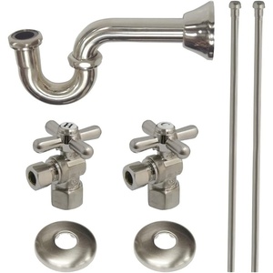 image:imageKingston Brass KPK106P Trimscape Traditional Plumbing Sink Trim Kit with PTrap in Polished NickelBrushed Nickel