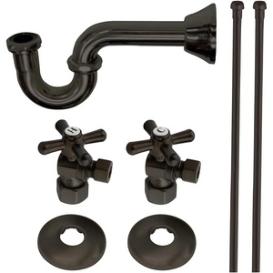image:imageKingston Brass KPK106P Trimscape Traditional Plumbing Sink Trim Kit with PTrap in Polished NickelOil Rubbed Bronze
