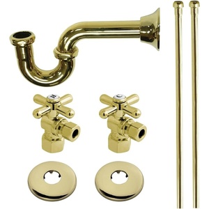 image:imageKingston Brass KPK106P Trimscape Traditional Plumbing Sink Trim Kit with PTrap in Polished NickelPolished Brass