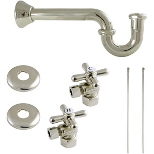 image:imageKingston Brass KPK106P Trimscape Traditional Plumbing Sink Trim Kit with PTrap in Polished NickelPolished Nickel