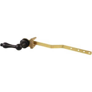 image:imageKingston Brass KTAL1 Victorian Tank Lever Polished Chrome 258Inch Handle LengthMatte Black