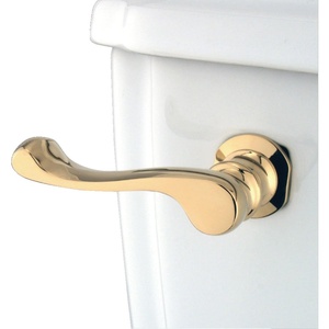 image:imageKingston Brass KTFL1 French Front Mount Toilet Tank Lever LeftRight Installation in Polished ChromePolished Brass