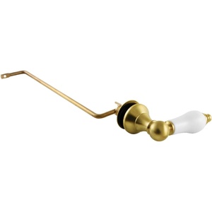 image:imageKingston Brass KTPLS3 Victorian Toilet Tank Lever Porcelain Handle Antique BrassBrushed Brass
