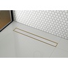 image:imageKingston Brass BSF2427 Watercourse 24 Stainless Steel Linear Shower Drain with Reversible Tile Insert and Flat Grate Brushed Brass