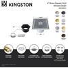 image:imageKingston Brass BSF4464PN Watercourse 4 Square Shower Drain Polished Nickel