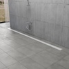 image:imageKingston Brass BSF7227 Watercourse 72 Stainless Steel Linear Shower Drain with Reversible Tile Insert and Flat Grate Brushed BrassBrushed Nickel