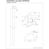 image:imageKingston Brass CC43107TKF20 Traditional Plumbing Toilet Trim Kit 12 IPS x 38 OD Comp Brushed Brass
