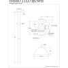 image:imageKingston Brass CC53302DLTKF20 Modern Plumbing Toilet Trim Kit 58 x 38 OD Comp Polished BrassPolished Chrome