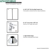 image:imageKingston Brass CC53302DLTKF20 Modern Plumbing Toilet Trim Kit 58 x 38 OD Comp Polished BrassPolished Chrome