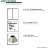 image:imageKingston Brass CC53302TKF20 Traditional Plumbing Toilet Trim Kit 58 x 38 OD Comp Polished BrassBrushed Nickel