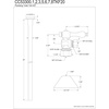 image:imageKingston Brass CC53302TKF20 Traditional Plumbing Toilet Trim Kit 58 x 38 OD Comp Polished BrassBrushed Nickel