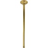 image:imageKingston Brass K210A6 10Inch Rain Drop Ceiling Mount Shower Arm with Round Flange in Polished NickelBrushed Brass
