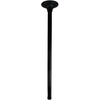 image:imageKingston Brass K210A6 10Inch Rain Drop Ceiling Mount Shower Arm with Round Flange in Polished NickelMatte Black