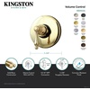 image:imageKingston Brass KB3002AL Volume Control Polished BrassBrushed Nickel