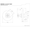 image:imageKingston Brass KB3007AL Vintage Volume Control Brushed BrassBrushed Brass