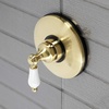 image:imageKingston Brass KB3007PL Vintage Volume Control with Lever Handle Brushed BrassBrushed Brass