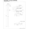 image:imageKingston Brass KF53355TKF20 Toilet Supply Kit 58 OD x 38 OD Comp Straight Valve Oil Rubbed BronzeOil Rubbed Bronze