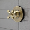 image:imageKingston Brass KS3033AX 3Way Diverter Valve with Trim Kit Antique Brass