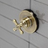 image:imageKingston Brass KS3033AX 3Way Diverter Valve with Trim Kit Antique Brass