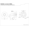 image:imageKingston Brass KS3033NDL NuvoFusion 3Way Diverter Valve with Trim Kit Antique Brass