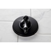 image:imageKingston Brass KS3036AL 3Way Diverter Valve with Trim Kit Polished NickelMatte Black