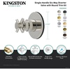 image:imageKingston Brass KS4032DL Concord SingleHandle SixWay Diverter Valve with Trim Kit Polished BrassPolished Brass