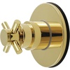 image:imageKingston Brass KS4032DL Concord SingleHandle SixWay Diverter Valve with Trim Kit Polished BrassPolished Brass