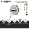 image:imageKingston Brass KS4032PX Restoration SingleHandle SixWay Diverter Valve with Trim Kit Polished BrassPolished Brass