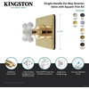 image:imageKingston Brass KS4042AL Restoration SingleHandle SixWay Diverter Valve with Trim Kit Polished BrassPolished Brass