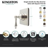image:imageKingston Brass KS4042AL Restoration SingleHandle SixWay Diverter Valve with Trim Kit Polished BrassPolished Brass