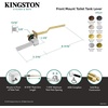 image:imageKingston Brass KTCL17 Claremont Front Mount Toilet Tank Lever LeftRight Installation in Brushed BrassBrushed Brass