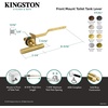 image:imageKingston Brass KTCML7 Manhattan Front Mount Toilet Tank Lever LeftRight Installation in Brushed BrassBrushed Nickel