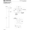 image:imageKingston Brass KTK130P2 Trapeze Plumbing Toilet Trim Kit with Flange Polished BrassAntique Brass