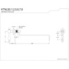 image:imageKingston Brass KTNLS7 Naples Side Mount Toilet Tank Lever Brushed BrassPolished Nickel