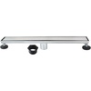 image:imageKingston Brass BSF2421 Watercourse 24 Stainless Steel Linear Shower Drain with Reversible Tile Insert and Flat Grate Polished Chrome