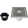 image:imageKingston Brass BSF4464PN Watercourse 4 Square Shower Drain Polished Nickel