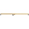 image:imageKingston Brass BSF7227 Watercourse 72 Stainless Steel Linear Shower Drain with Reversible Tile Insert and Flat Grate Brushed BrassBrushed Brass