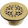 image:imageKingston Brass BSFT4132 Watercourse 414 Round Brass Shower Base Drain Polished Brass