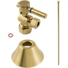 image:imageKingston Brass CC53307DLTKF20 Modern Plumbing Toilet Trim Kit 58 x 38 OD Comp Brushed BrassBrushed Brass