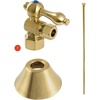 image:imageKingston Brass CC53307TKF20 Traditional Plumbing Toilet Trim Kit 58 x 38 OD Comp Brushed Brass