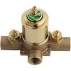 image:imageKingston Brass KB650V Pressure Balanced RoughIn Tub and Shower Valve with Stops Matte BlackPolished Brass