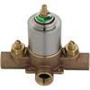 image:imageKingston Brass KB658V Pressure Balanced RoughIn Tub and Shower Valve with Stops Brushed Nickel
