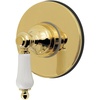 image:imageKingston Brass KS4032PX Restoration SingleHandle SixWay Diverter Valve with Trim Kit Polished BrassPolished Brass