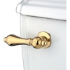 image:imageKingston Brass KTAL32 Restoration Front Mount Toilet Tank Lever LeftRight Installation in Polished BrassPolished Brass