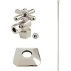 image:imageKingston Brass KTK130P2 Trapeze Plumbing Toilet Trim Kit with Flange Polished BrassPolished Nickel