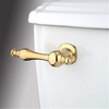 image:imageKingston Brass KTNL2 Naples Front Mount Toilet Tank Lever LeftRight Installation in Polished BrassPolished Brass