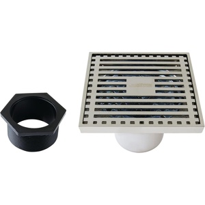 image:imageKingston Brass BSF4464PN Watercourse 4 Square Shower Drain Polished Nickel