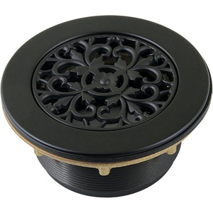 image:imageKingston Brass BSFT4130 Watercourse 414 Round Brass Shower Base Drain Matte Black